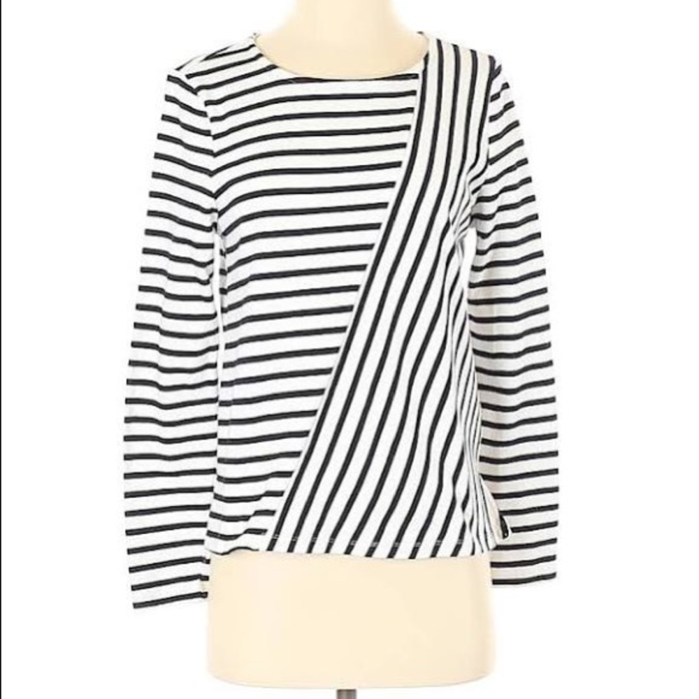 Ann Taylor Loft Mixed Stripes Sweater